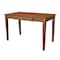 International Concepts Writing Desk with Drawer 26 in D X 26 H, 30 W X Hardwood, Espresso OF581-41 - alternate 1